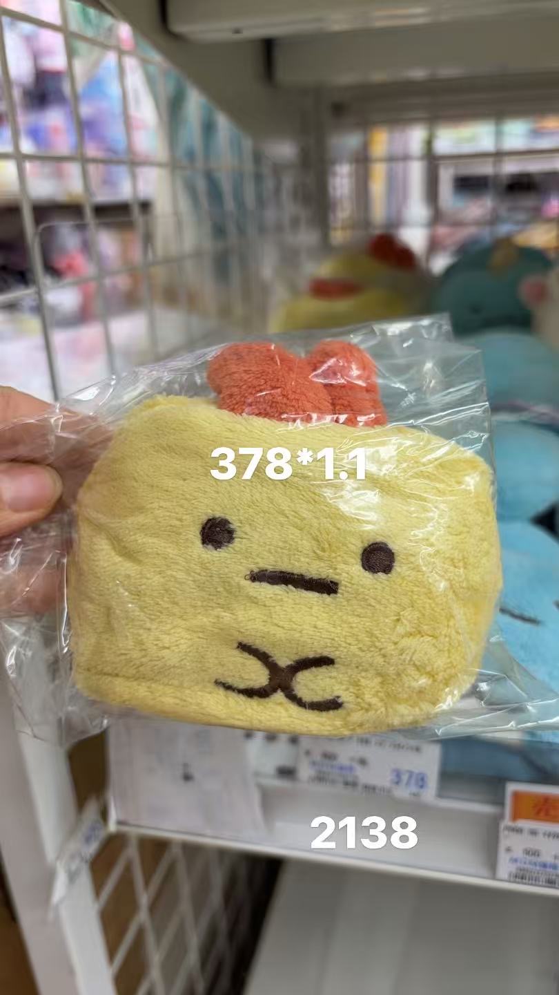 0203 折扣店 角落 炸虾造型 小毛巾擦手巾