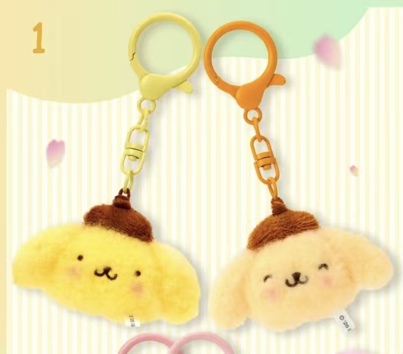 0204 三丽鸥 布丁狗 毛绒挂件套装