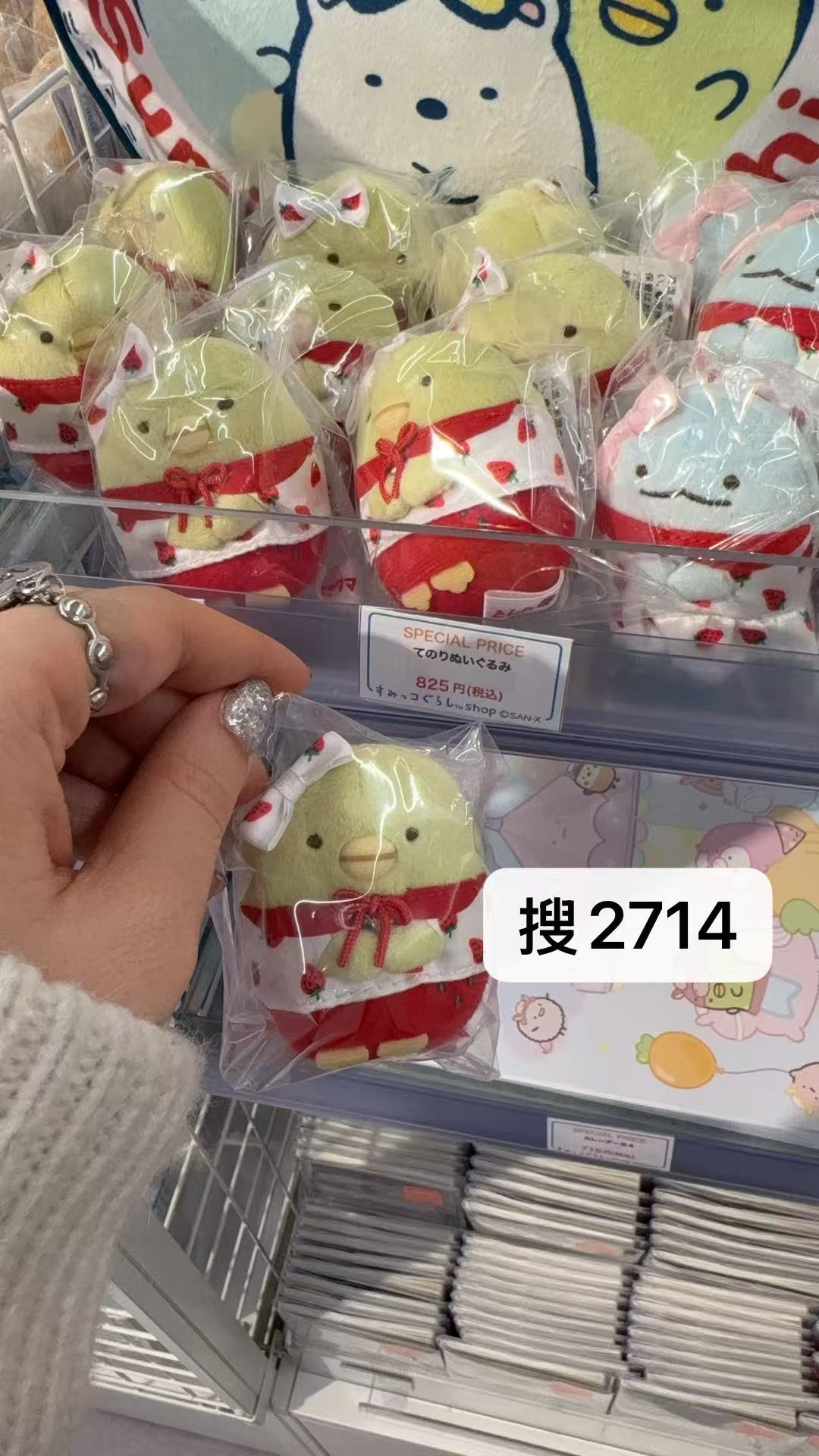 0205 角落生物草莓系列绿鹅 特价