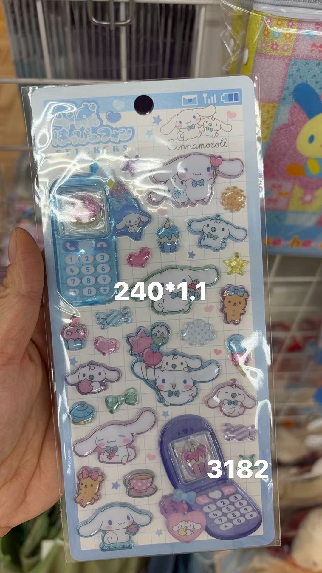 0205 折扣店 三丽鸥 玉桂狗手机图案贴纸