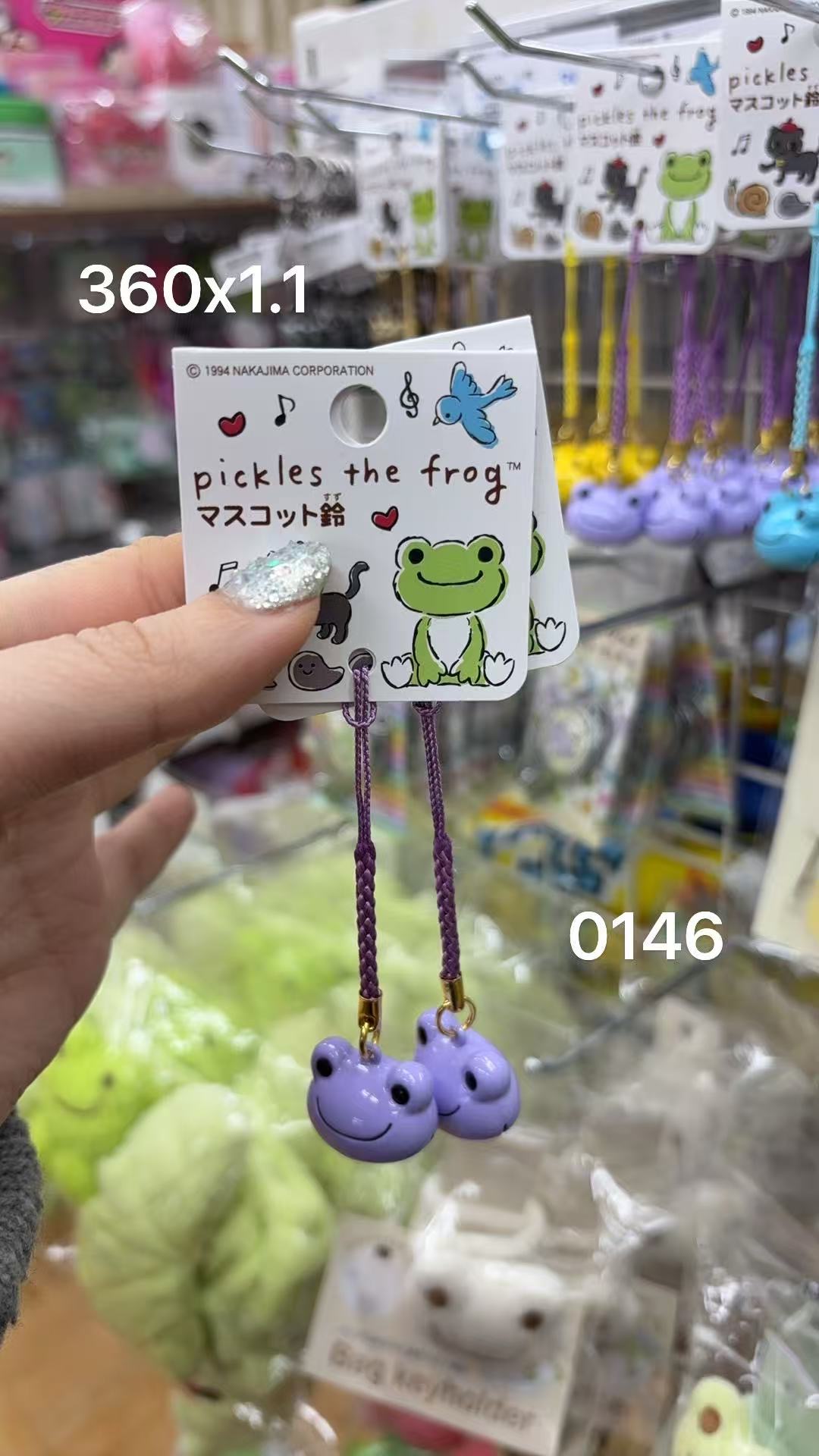 0206 折扣店 小青蛙紫色挂件