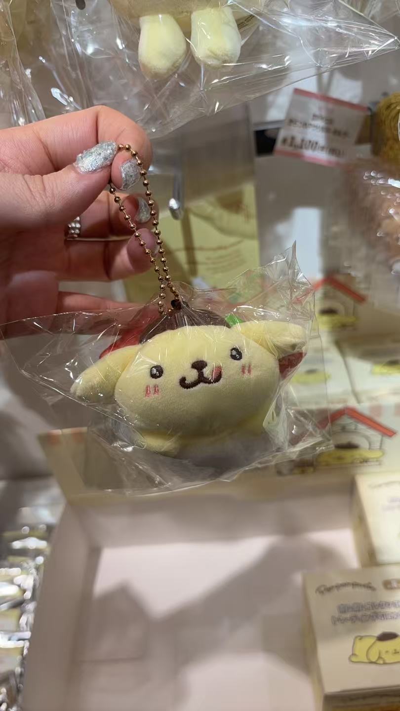 0207 三丽鸥 三文鱼寿司布丁狗 毛绒挂件