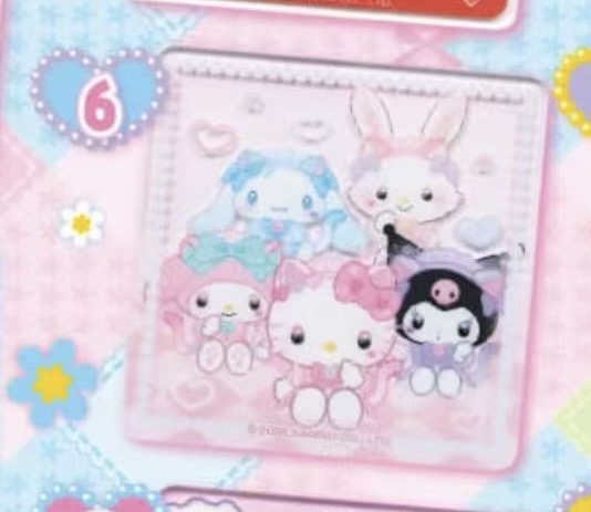 0208 三丽鸥 草莓新闻系列角色 杯垫