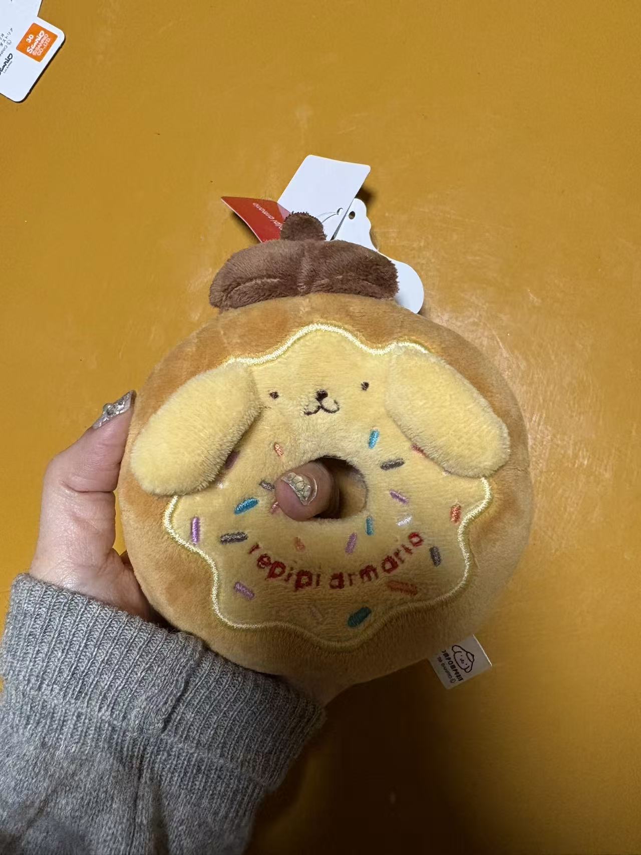 0227 三丽欧布丁狗 甜甜圈 毛绒挂件 51汇