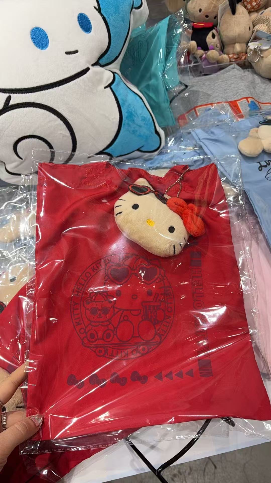 0218 三丽欧红色Kt单肩包