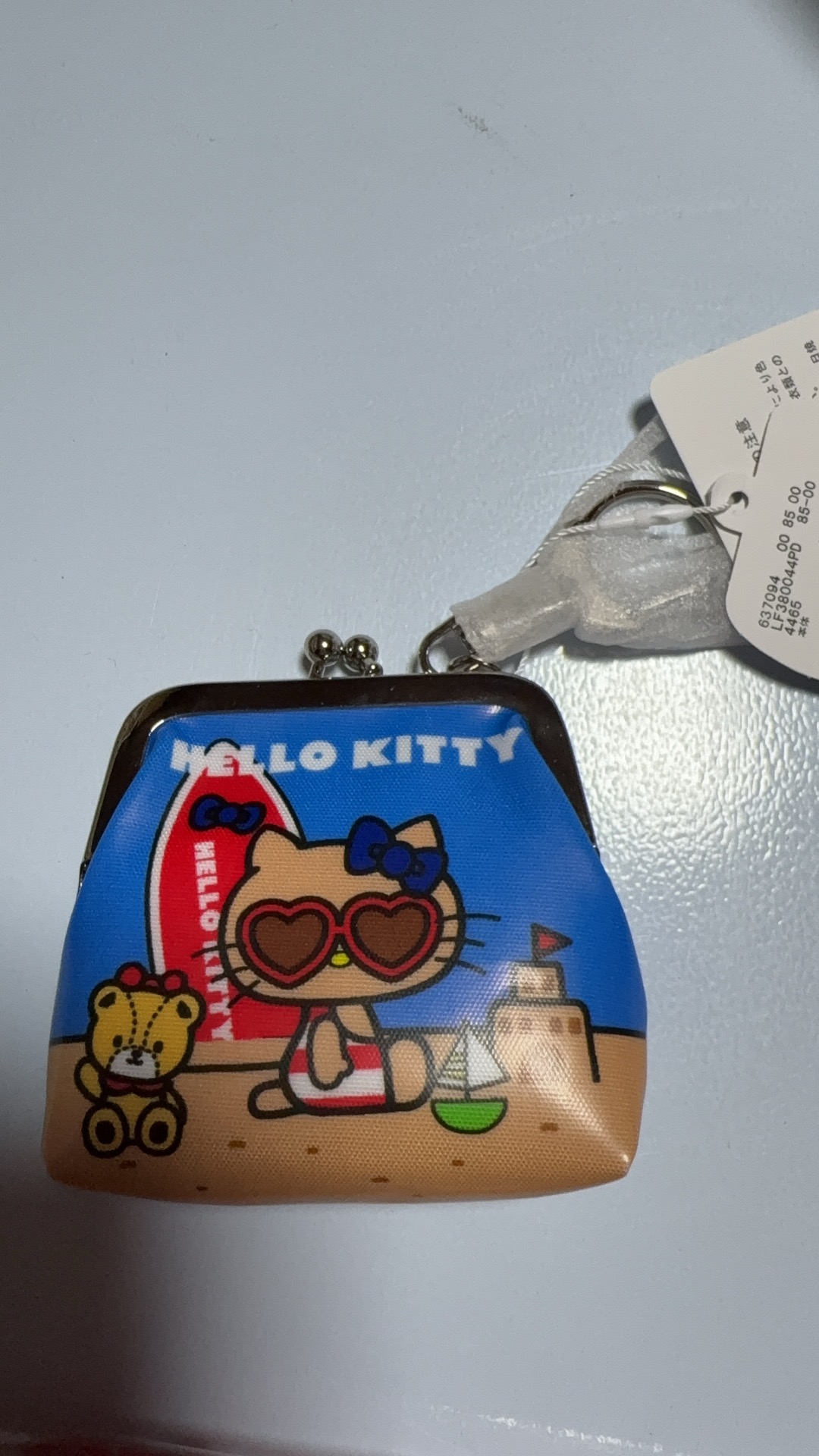 0218三丽鸥黑皮口金包挂件