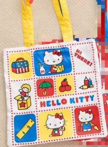 0227 三丽欧11格Kt图案手提包 51汇