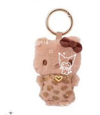 JP 0224三丽鸥kts 豹纹kt挂件48汇起接 