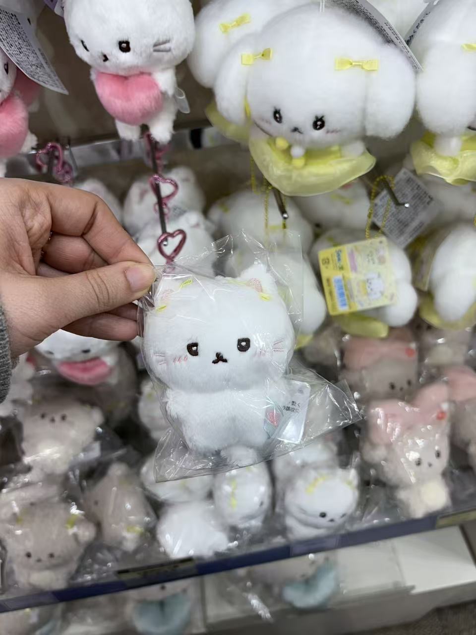 JP 0228意志薄弱酱好朋友白色毛绒玩偶 51汇起接