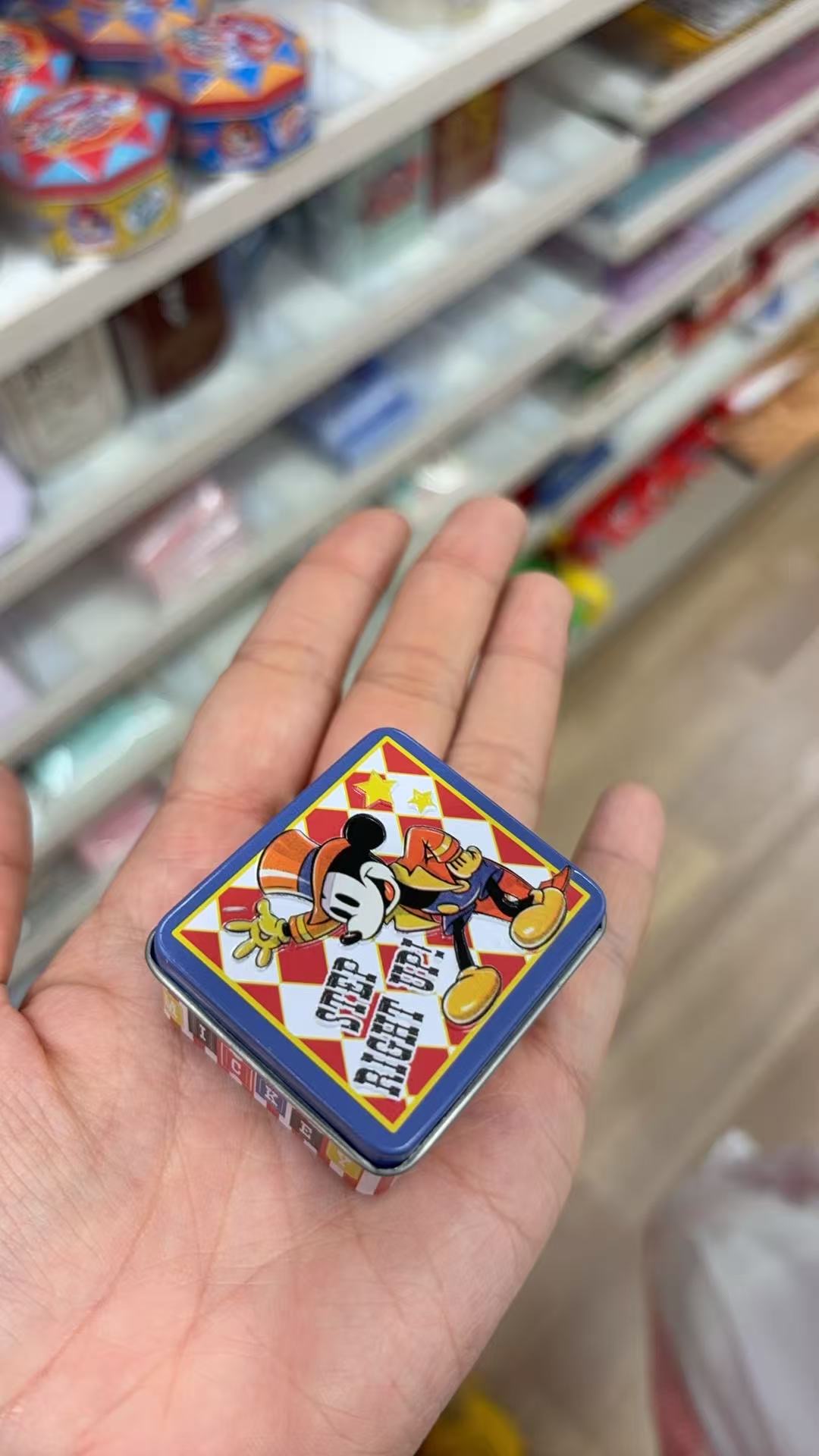 0301 百元店 米奇 铁盒收纳盒