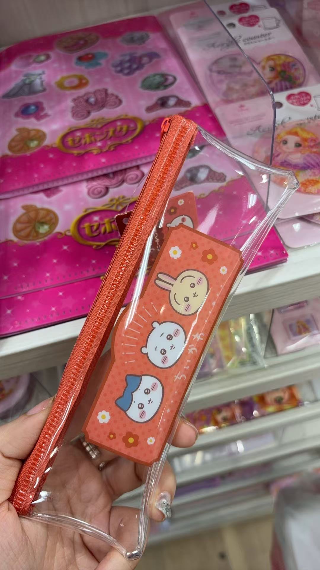 0301百元店CKW 图案透明笔袋