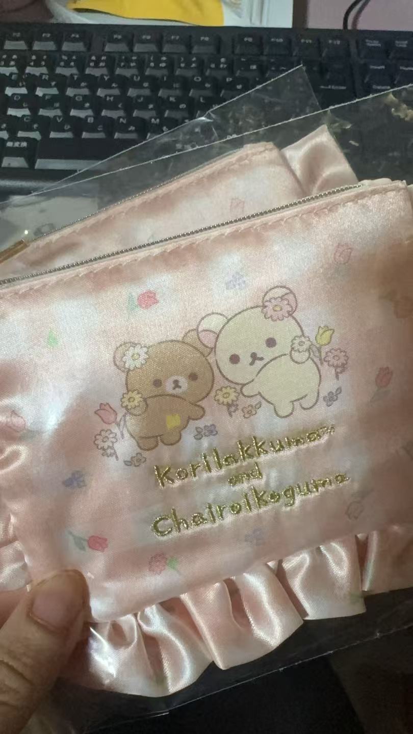 0301 轻松熊花朵系列收纳包