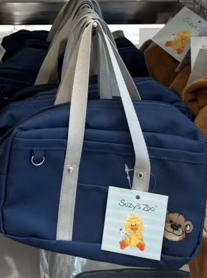 0302 蓝色小熊手提包 