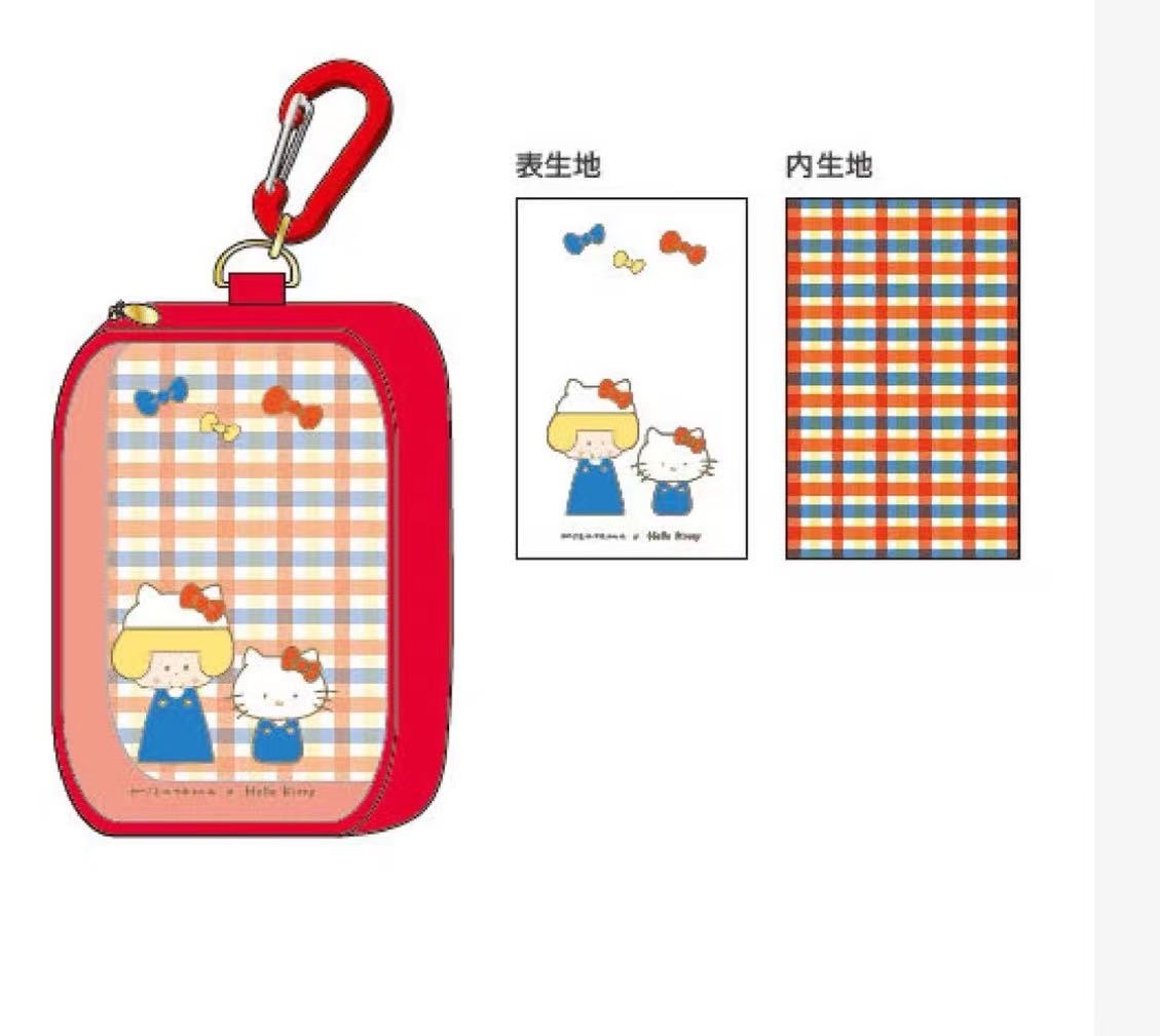 0302 三丽欧红色Kt联名 透明收纳包 