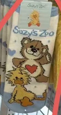 0302 小鸭子小熊图案袜子