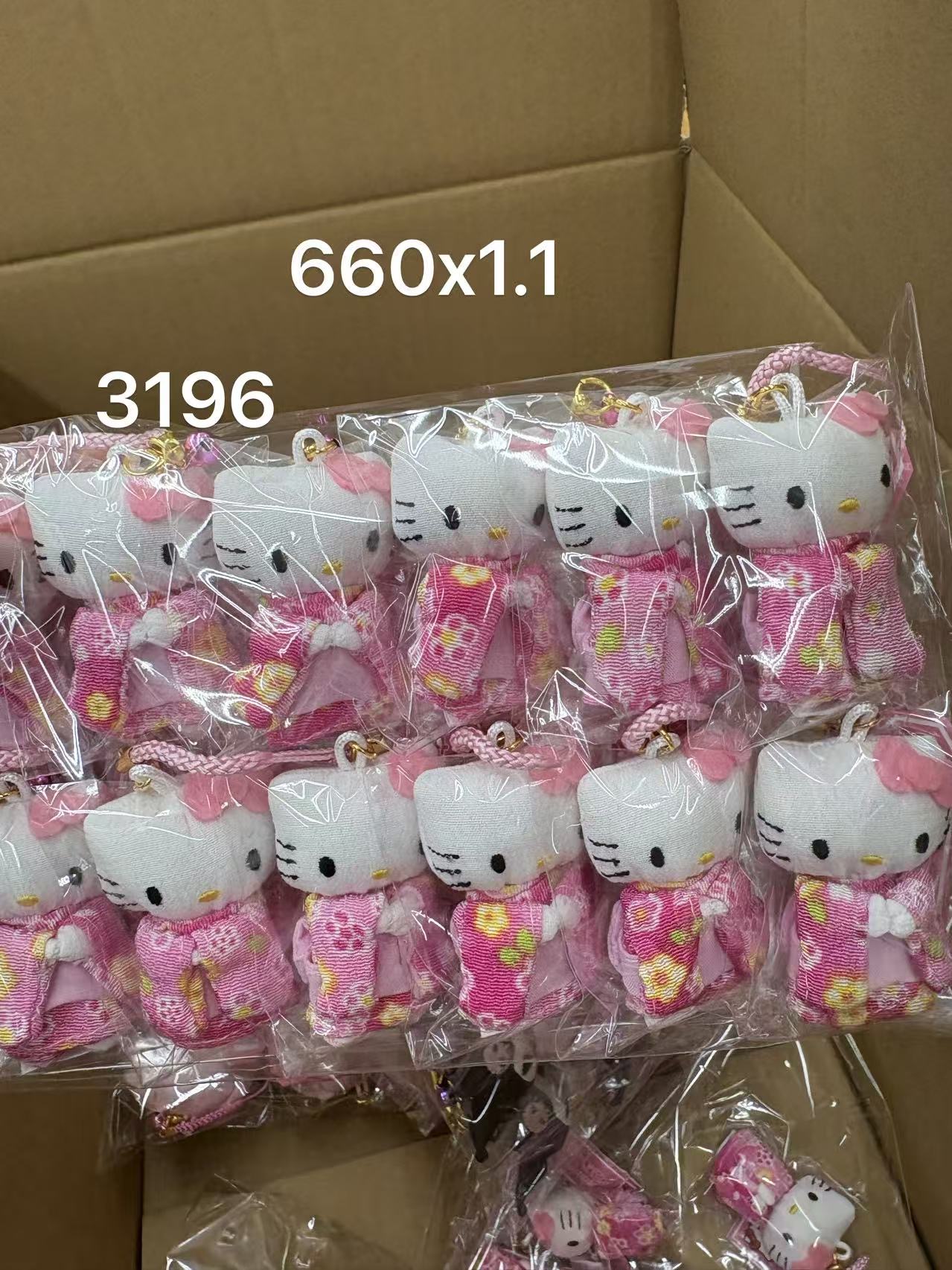 0303 折扣店 三丽欧粉色和服Kt挂件 