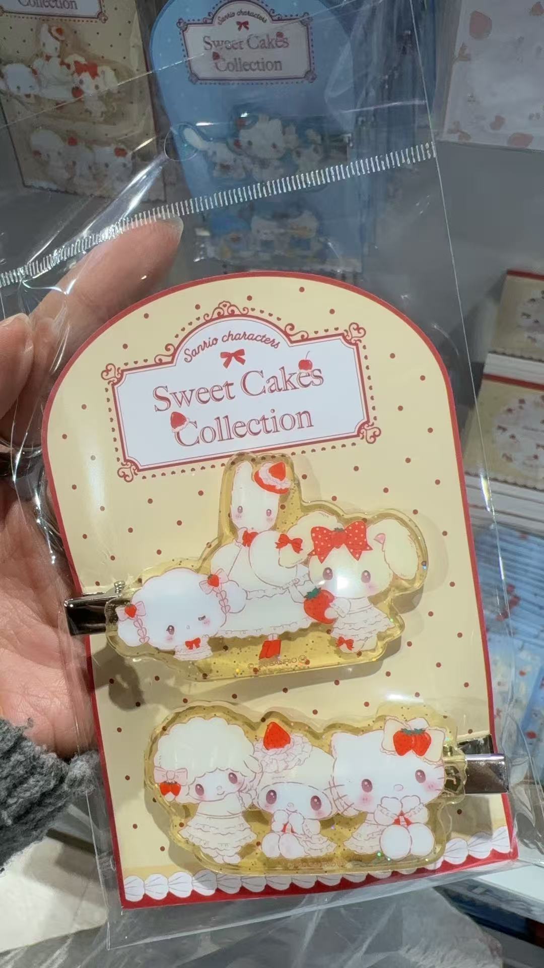 0303 三丽欧草莓蛋糕 黄色发夹 5汇