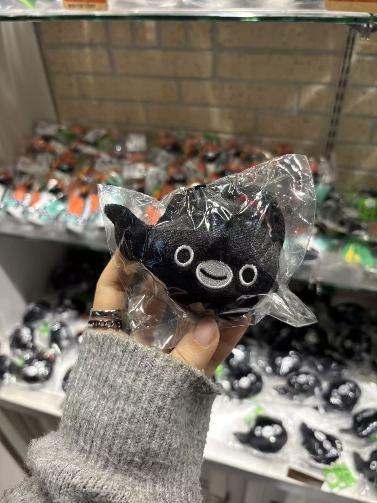 0303 Suica企鹅（Suicaのペンギン） 的黑色毛绒挂件