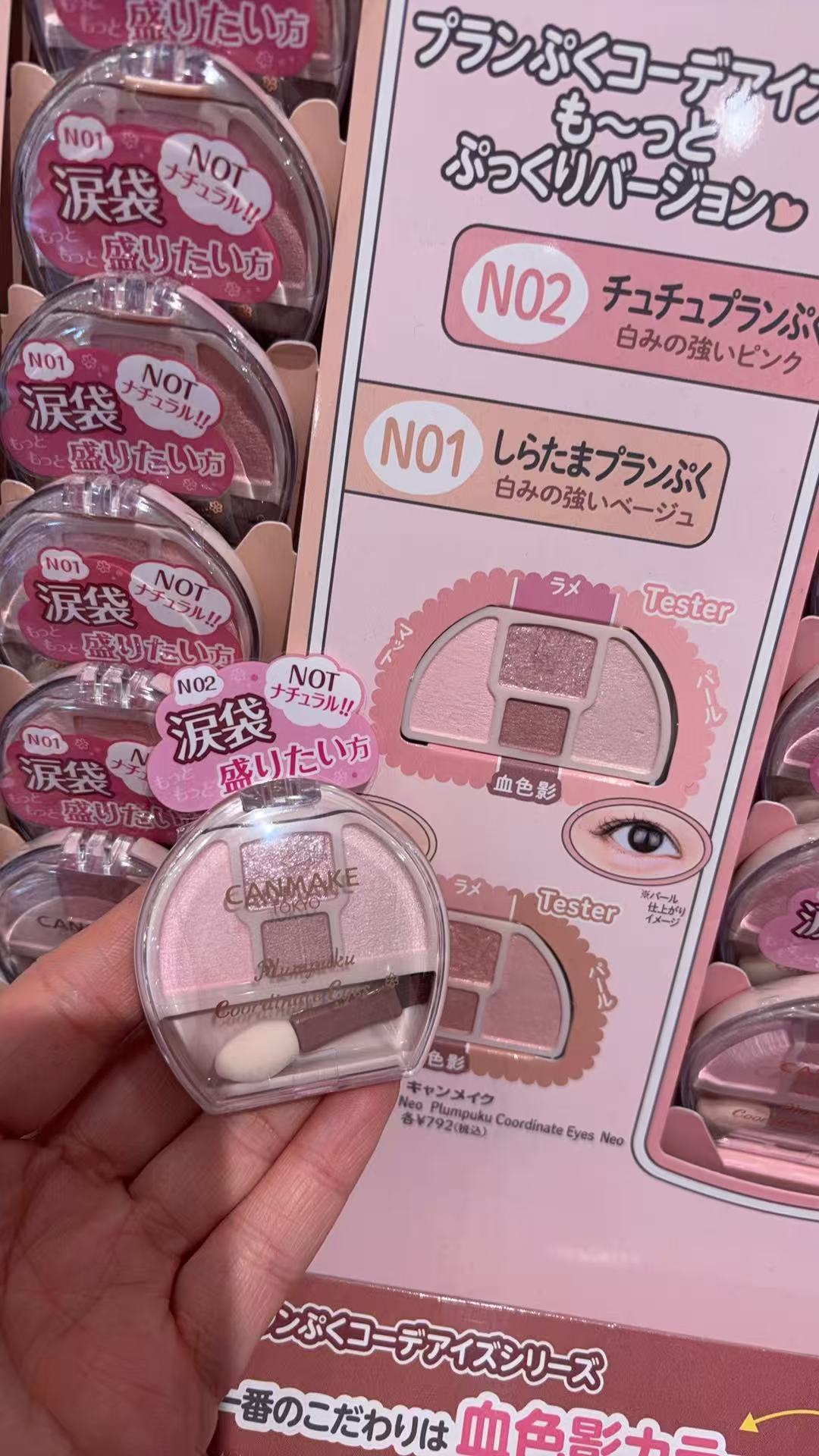 0303  CANMAKE 卧蚕眼影盘 N02