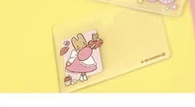 0306 茉莉兔透明卡包 5汇