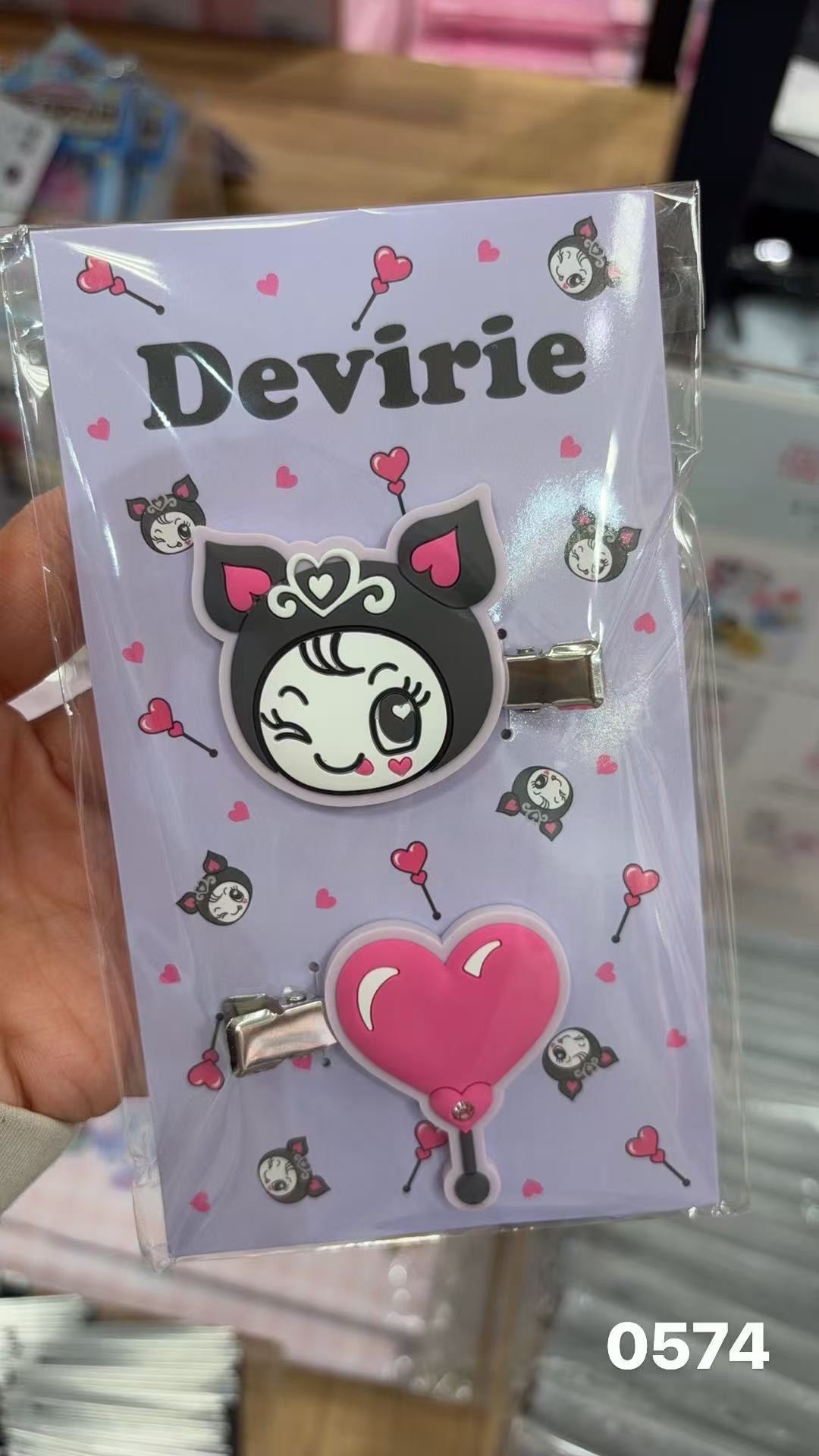 0309  DEVIRIE（デビリー） 的硅胶发夹套装