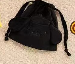 JP 0320 三丽欧布丁狗黑色 束口袋 5汇起接 