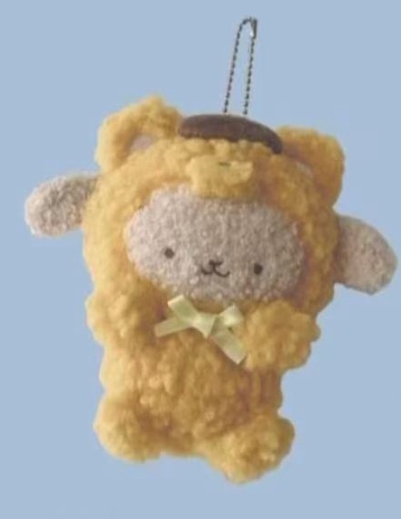 JP 0320 三丽欧羊羔毛布丁狗毛绒挂件 5汇起接 