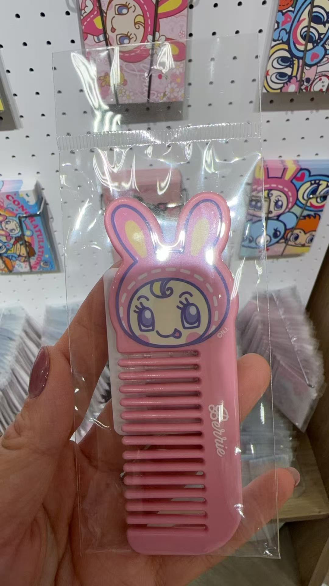 0309 Mezzo Piano 粉色便携梳子