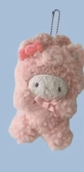 JP 0320 三丽欧羊羔毛美乐蒂毛绒挂件 5汇起接 