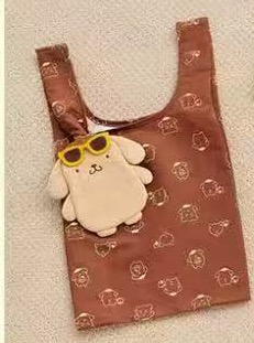 JP 0320 三丽欧布丁狗棕色收纳袋 5汇起接 