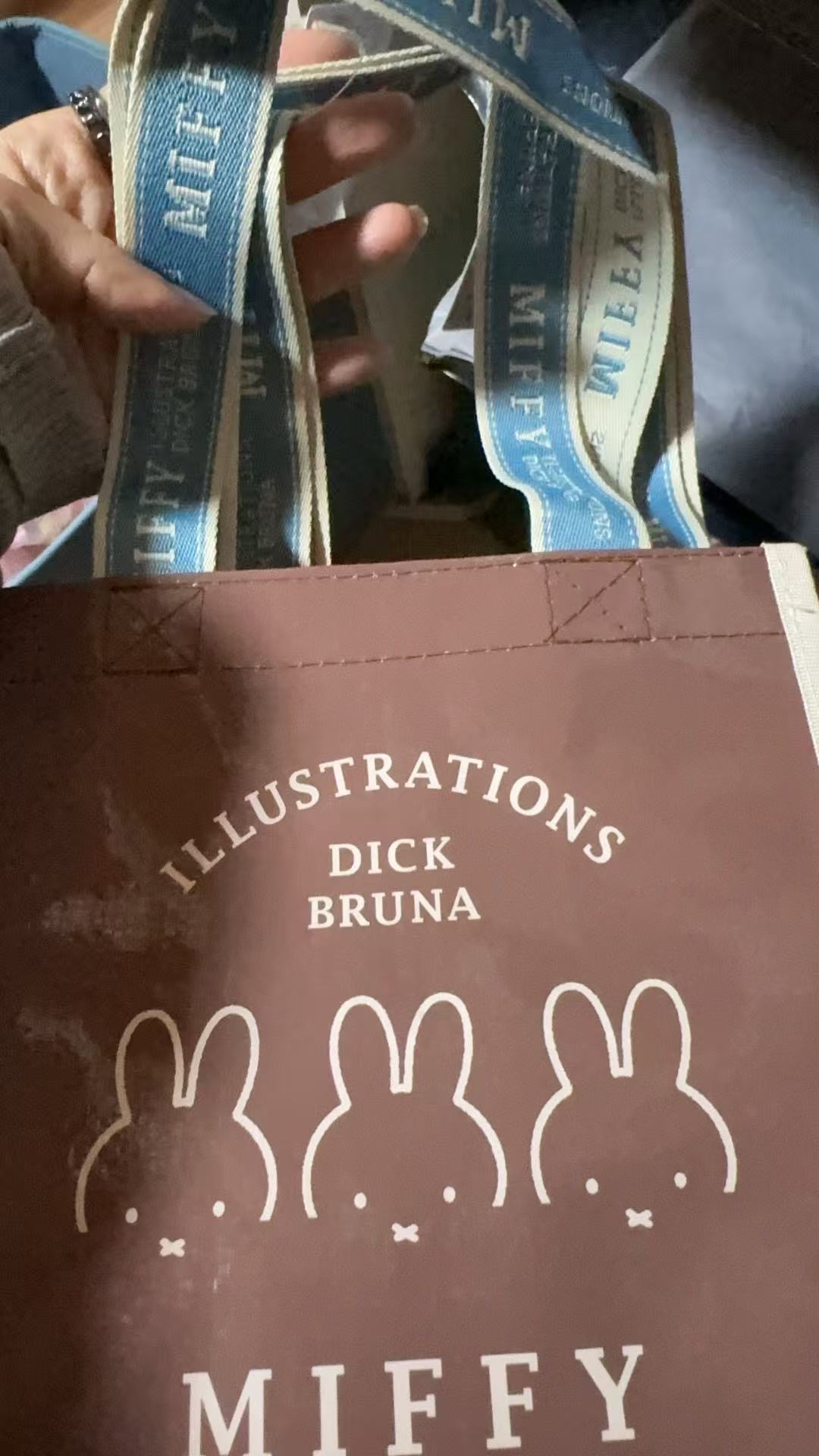 0311 折扣店 米菲棕色袋子收纳袋