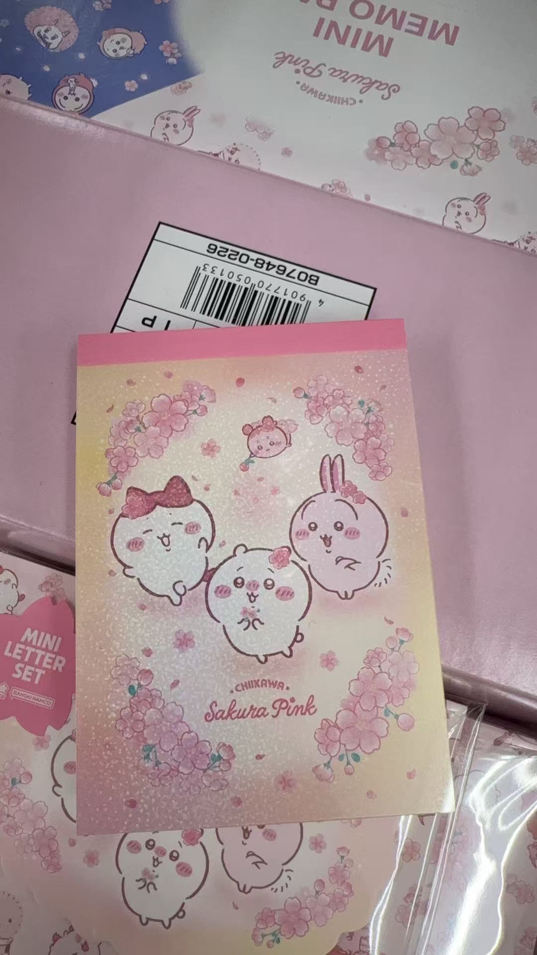 0311 折扣店 ckw三小只粉色便签本 