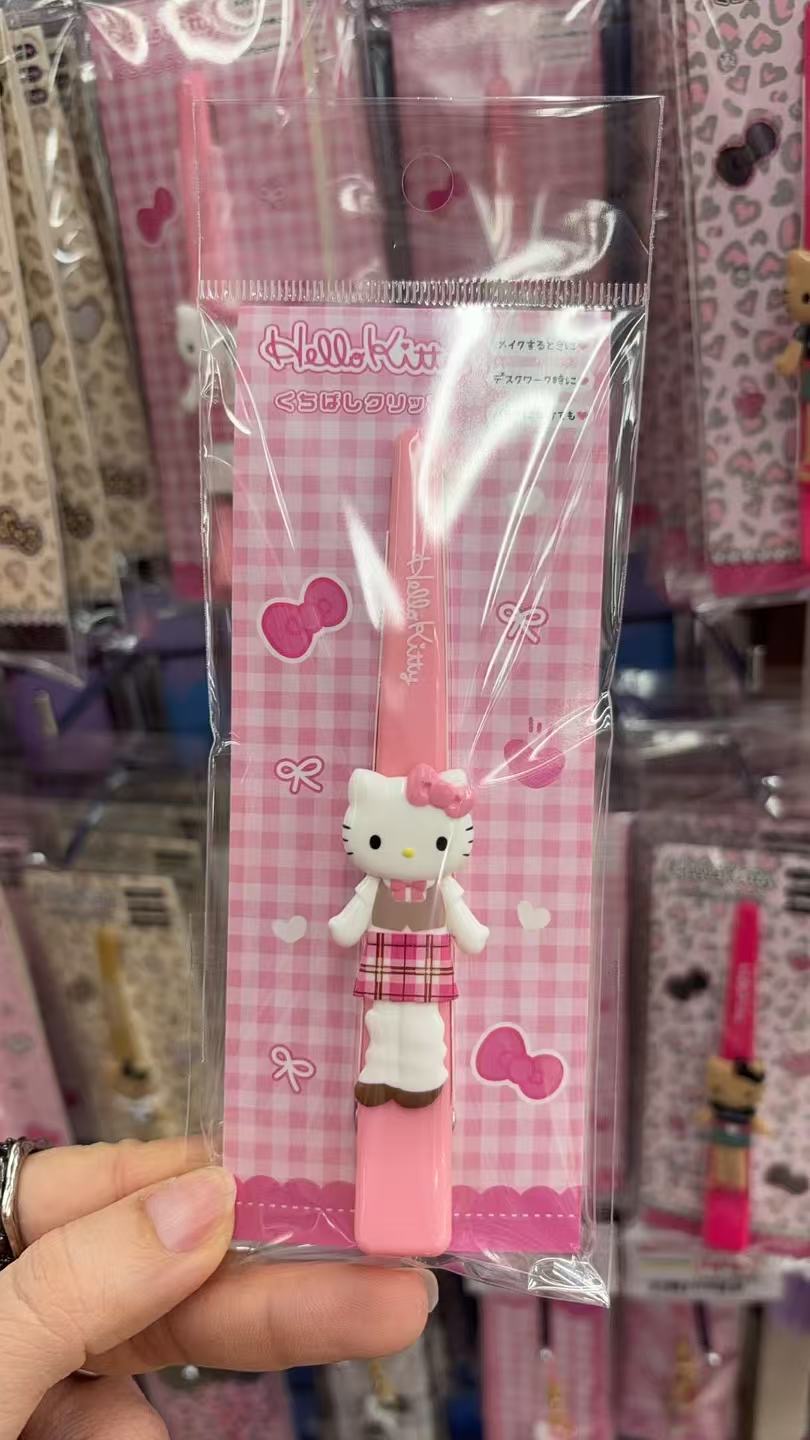 JP 0312 三丽欧浅粉色学院风发夹 48汇起接