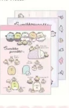 0005 预定 角落生物排排坐 睡觉图案便签本 48汇 6折