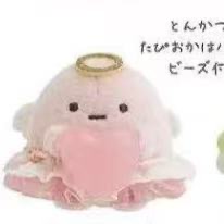 Jp0315角落天使粉圆毛绒玩偶 6折48汇起3（拼箱第二轮）