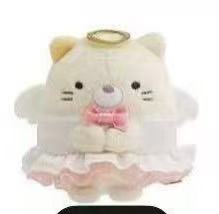 Jp0315角落天使猫咪毛绒玩偶 6折48汇起4（拼箱第二轮）