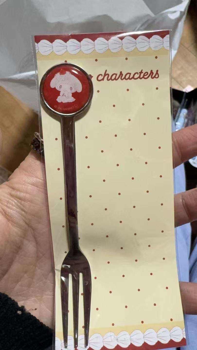 0315 三丽鸥蛋糕系列美乐蒂叉子5汇