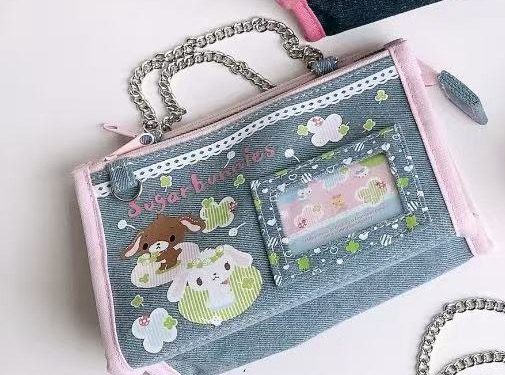 JP 0318 三丽欧古早系列牛仔甜点兔 小包 48汇