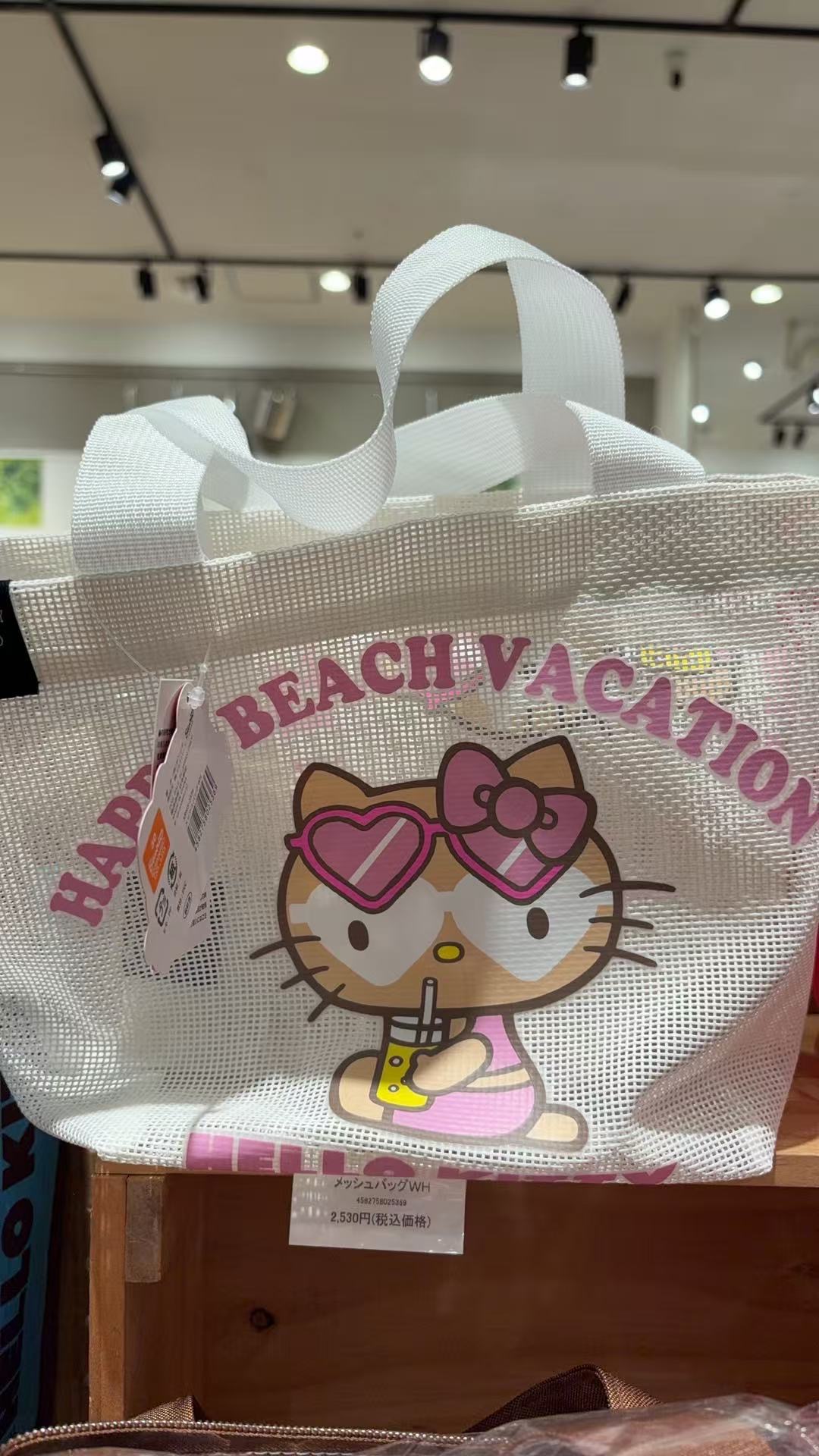 0317  Hello Kitty 夏日度假网眼手提包