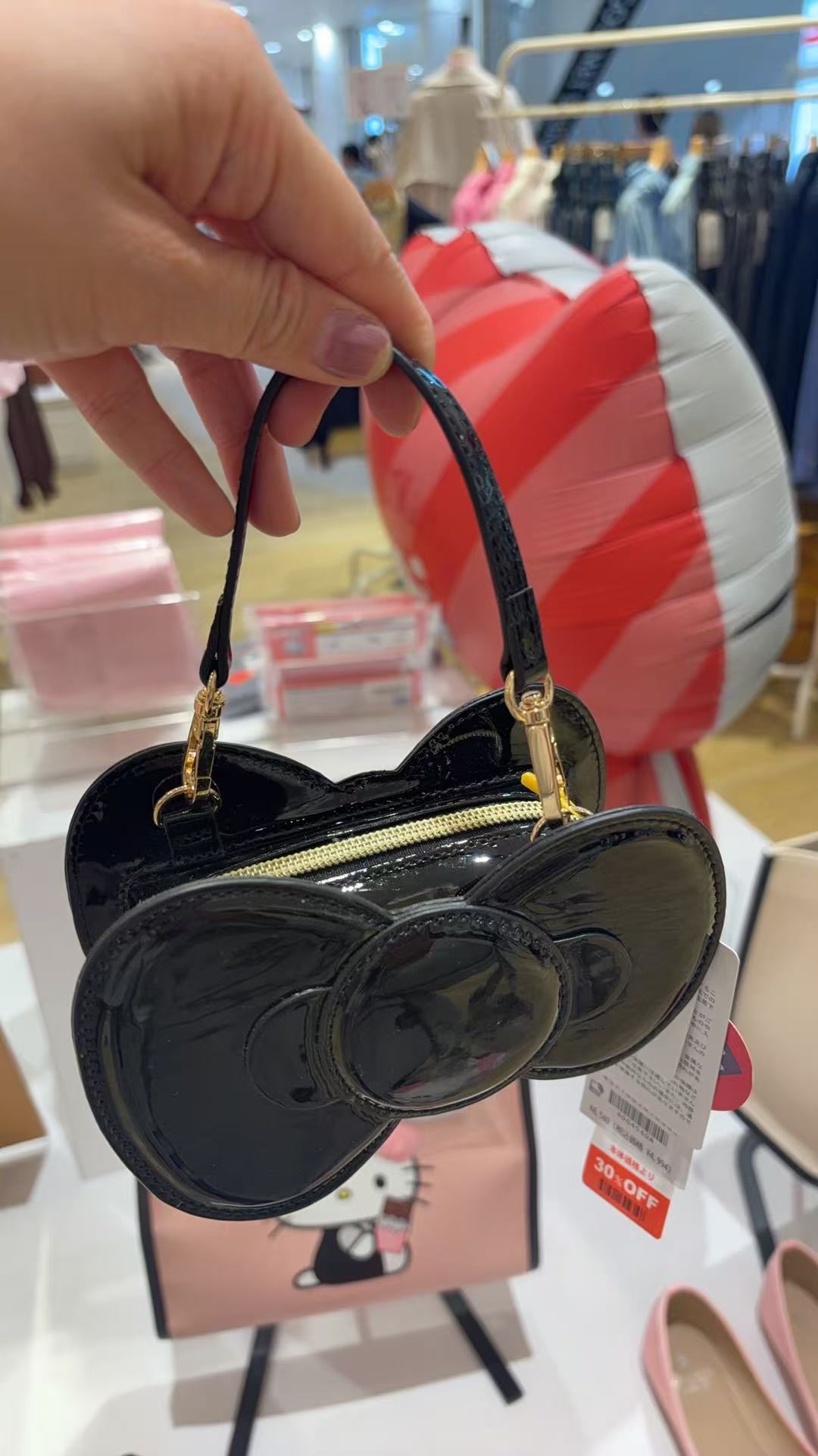 0318 三丽欧红色蝴蝶结 小包