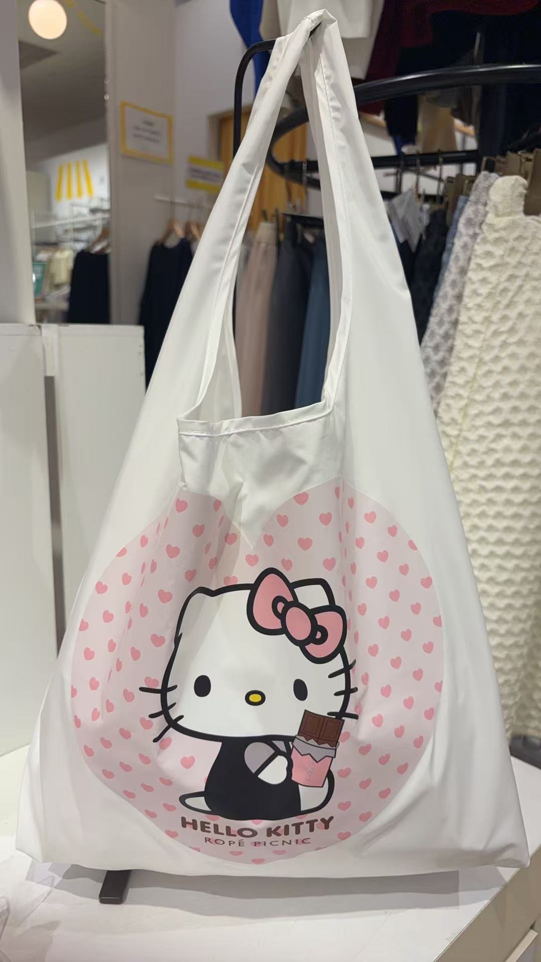 0318  ROPE PICNIC &times; HELLO KITTY 联名托特包