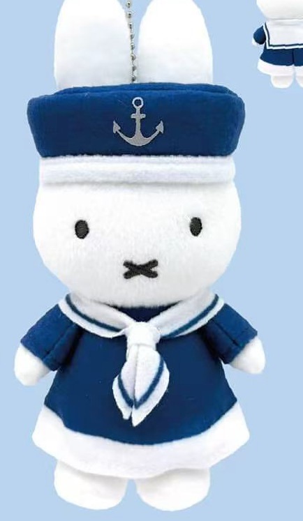 0413 海军风米菲蓝色连衣裙 毛绒挂件 5汇