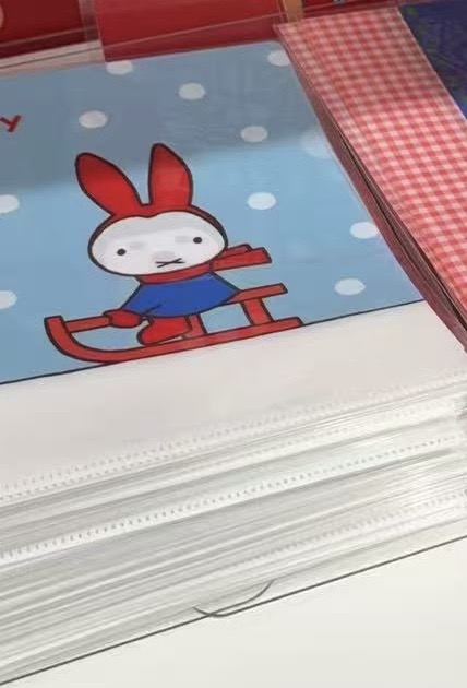 0321 miffy zakka festa 冬季限定 A5 透明文件夹5汇
