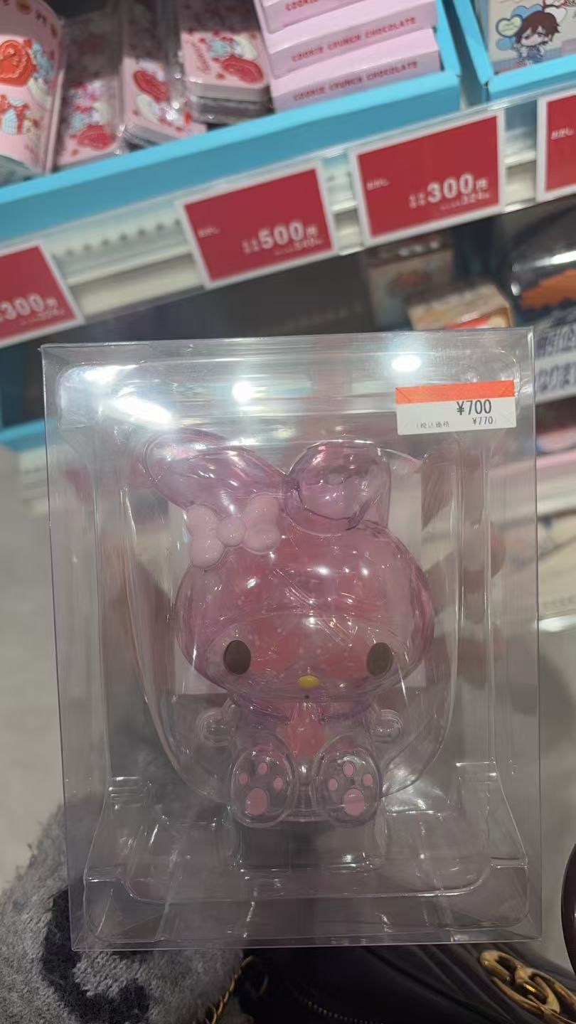 0322 三丽欧美乐蒂粉色 透明盒子 5汇