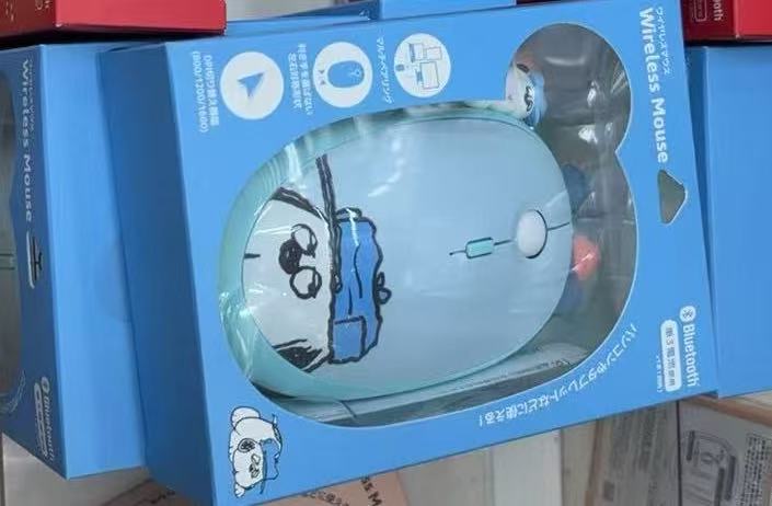 0324 折扣店 蓝色帽子小狗 鼠标