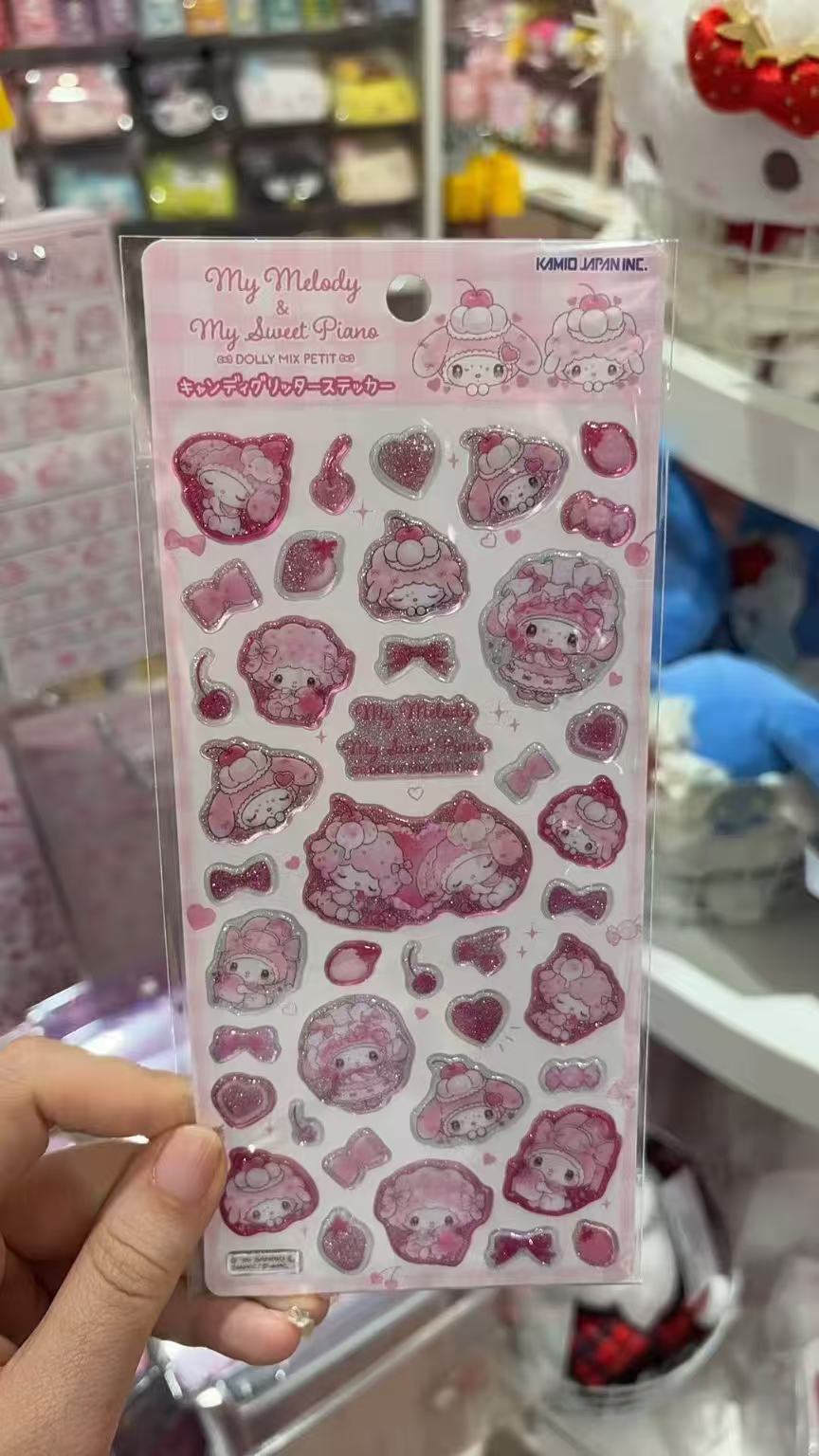 0327 三丽欧美乐蒂小羊亮闪闪贴纸 