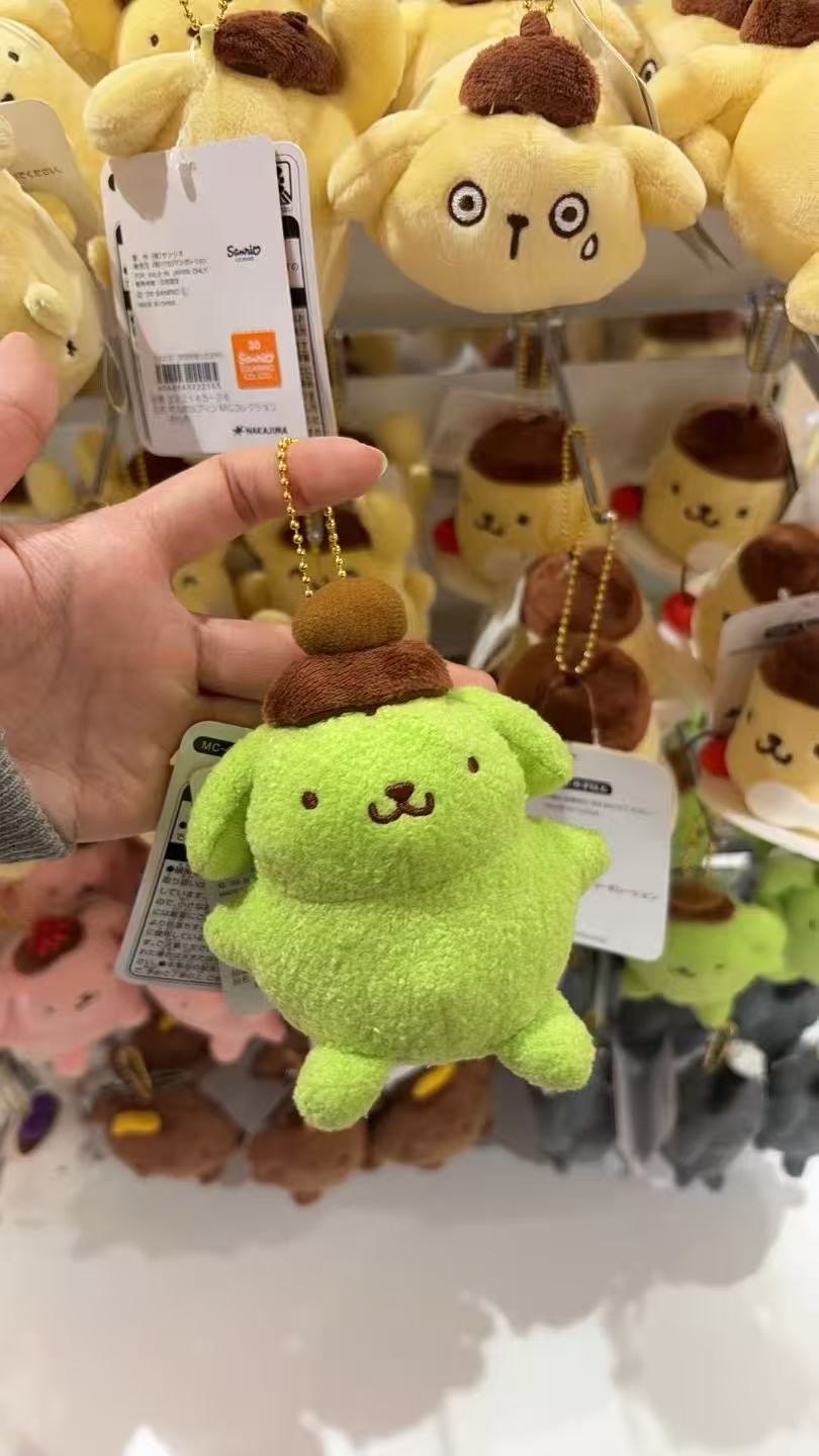 48汇0327 三丽鸥布丁狗限定抹茶毛绒挂件