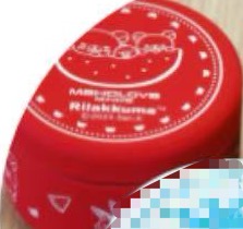 0417 5汇 轻松熊红色圆形盒子金平糖 