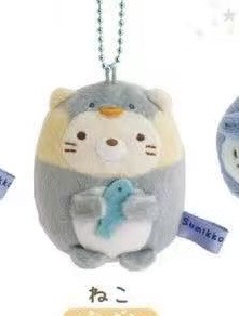 Jp5汇起接0418 角落水族馆系列猫咪毛绒挂件