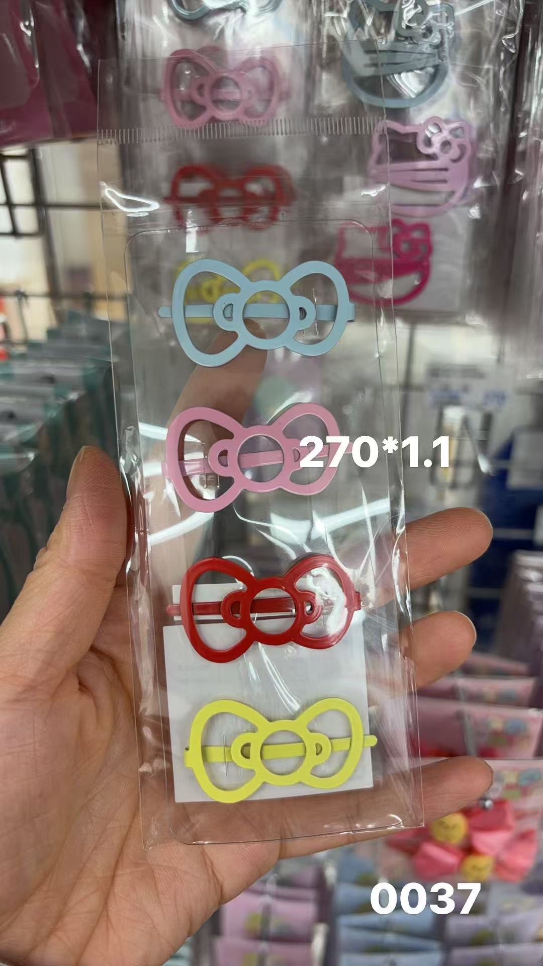 0407 折扣店 Kt镂空发夹 